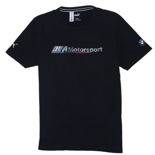 Puma BMW M Motorsport Men's Black Short Sleeve T-Shirt Size L