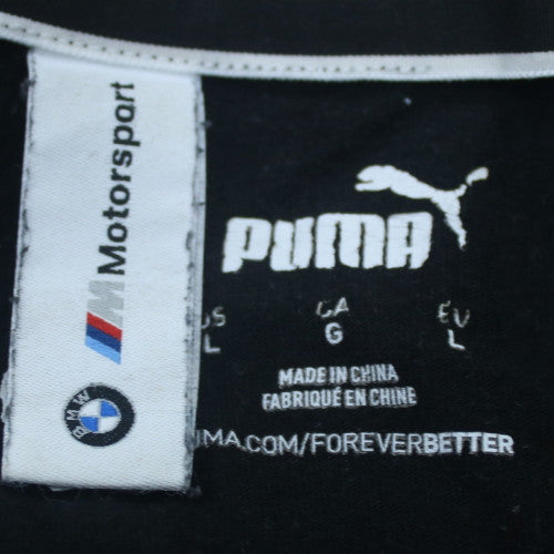 Puma BMW M Motorsport Men's Black Short Sleeve T-Shirt Size L