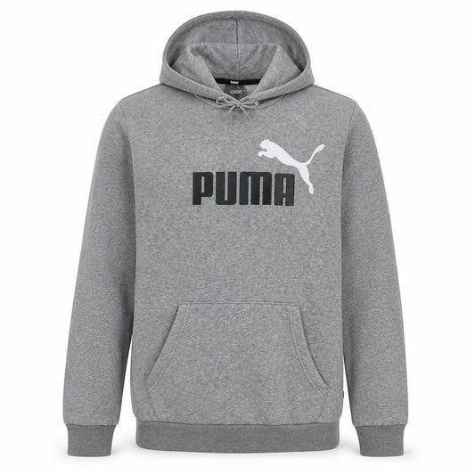 Puma Mens Grey XL Pullover Hoodie Sports Fleece Sweatshirt