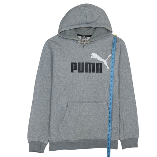 Puma Mens Grey XL Pullover Hoodie Sports Fleece Sweatshirt