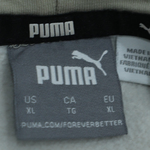 Puma Mens Grey XL Pullover Hoodie Sports Fleece Sweatshirt