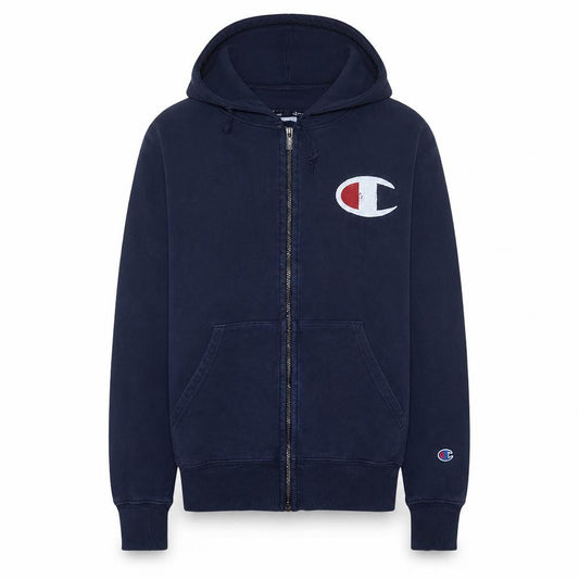 Champion Men's Blue Full Zip Hoodie Size S Regular Fit