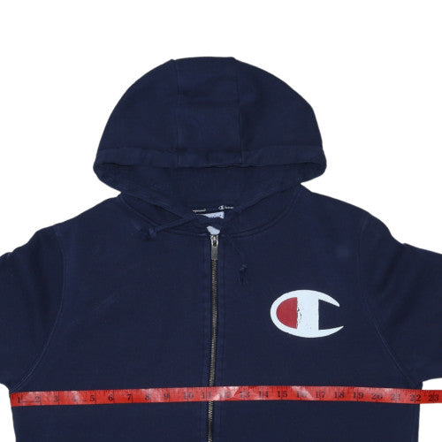 Champion Men's Blue Full Zip Hoodie Size S Regular Fit