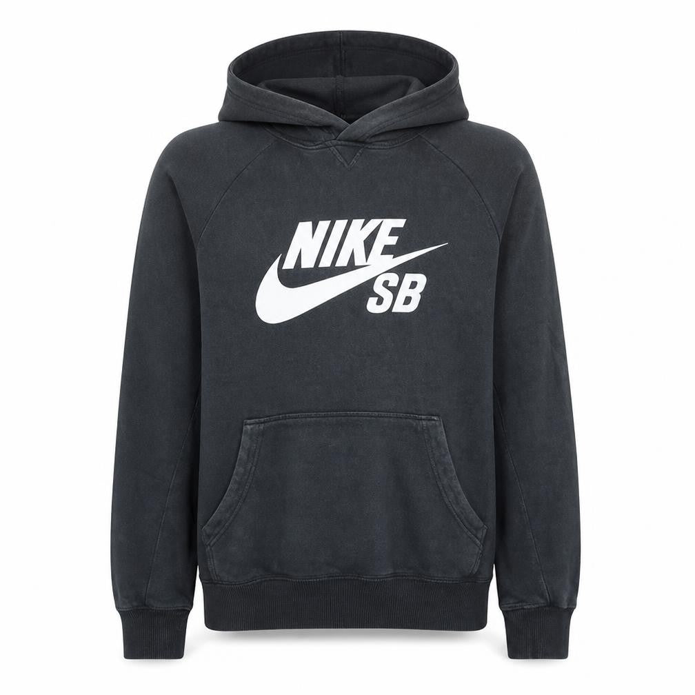 Nike SB Men's Black Pullover Hoodie M Regular Fit Skateboarding Fleece