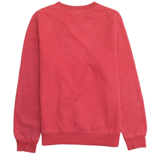 Champion Men's Red Crew Neck Pullover Sweatshirt M