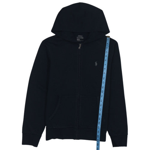 Ralph Lauren Men's Black Full Zip Hoodie S Regular Fit