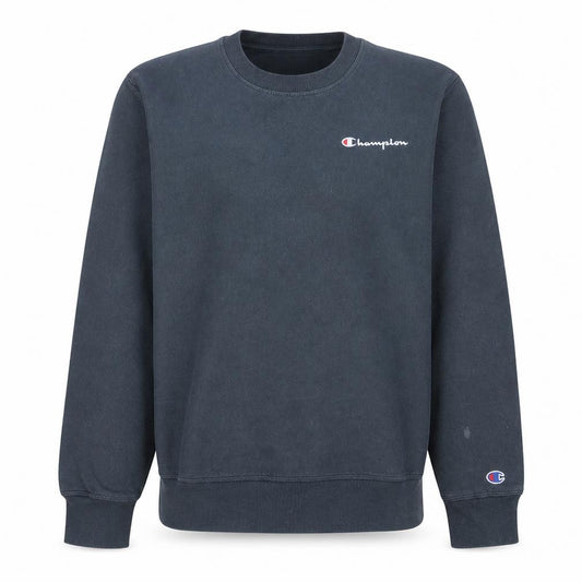 Champion Men's Blue Crew Neck Pullover Sweatshirt M Regular Fit