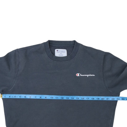 Champion Men's Blue Crew Neck Pullover Sweatshirt M Regular Fit