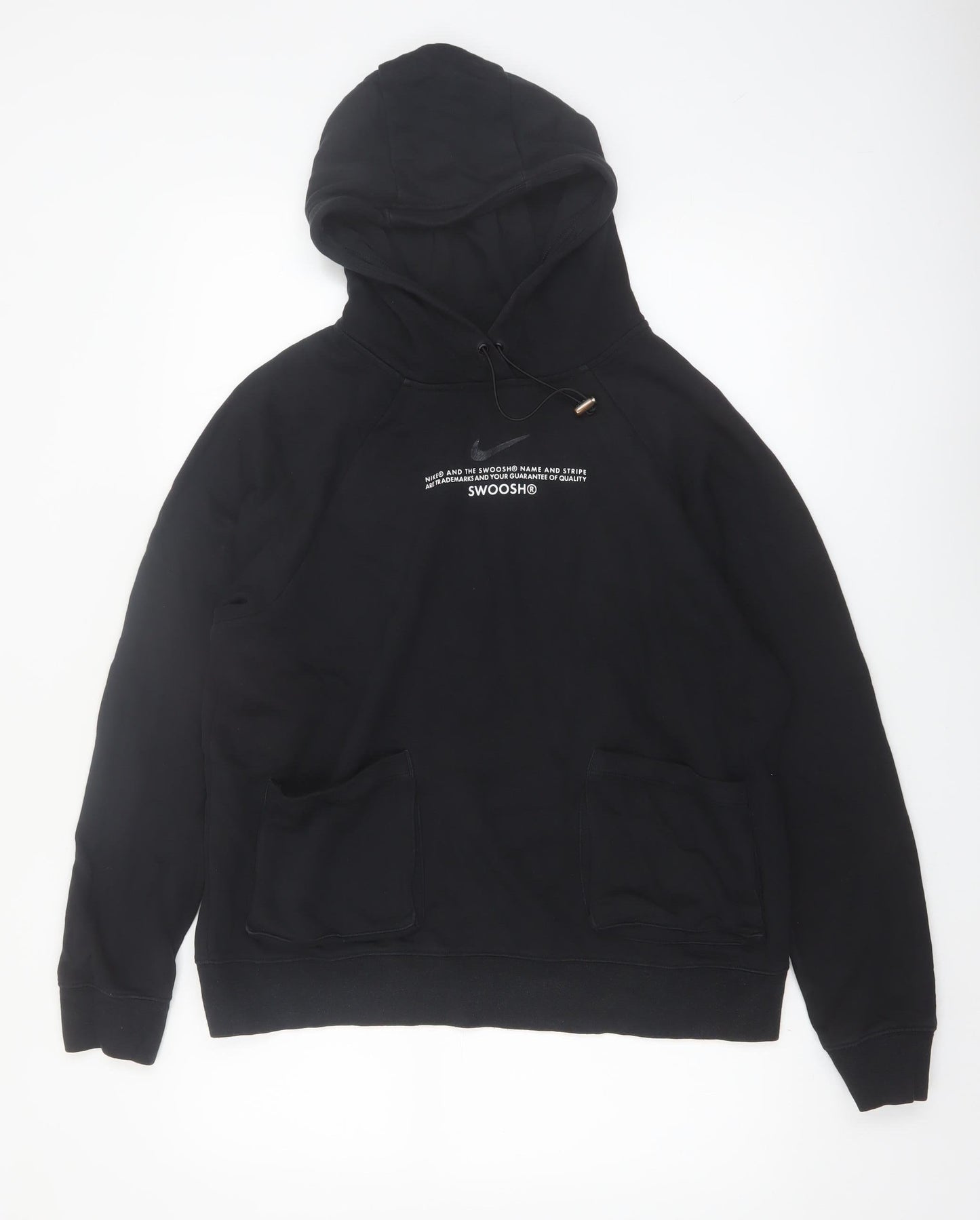 Nike Men's Black Pullover Hoodie Size M Sports Fleece