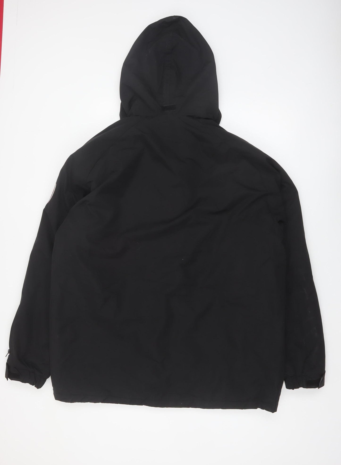 Atlas For Men Black XL Hooded Outdoor Parka Jacket Waterproof Windproof