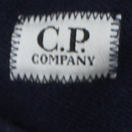 C.P. Company Men's Black 2XL Crew Neck Pullover Sweatshirt