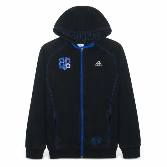 Adidas Men's Black Full Zip Basketball Hoodie Size M