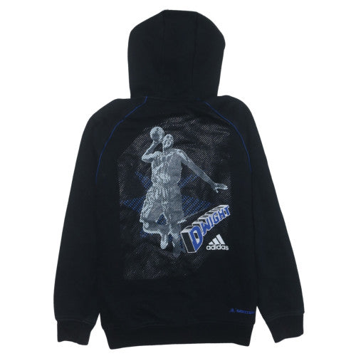 Adidas Men's Black Full Zip Basketball Hoodie Size M