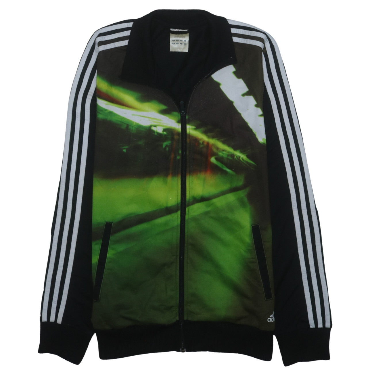 Adidas Men's Multicoloured Full Zip Sports Sweatshirt M