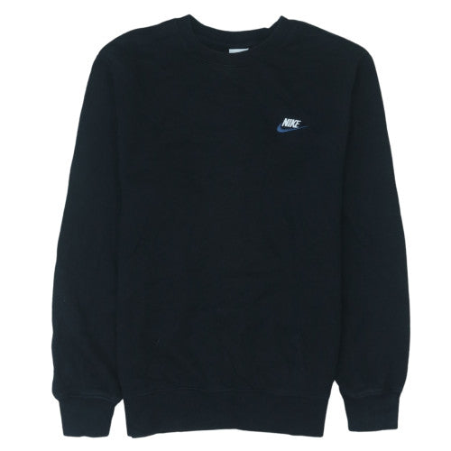 Nike Men's Black Small Classic Crew Neck Sweatshirt