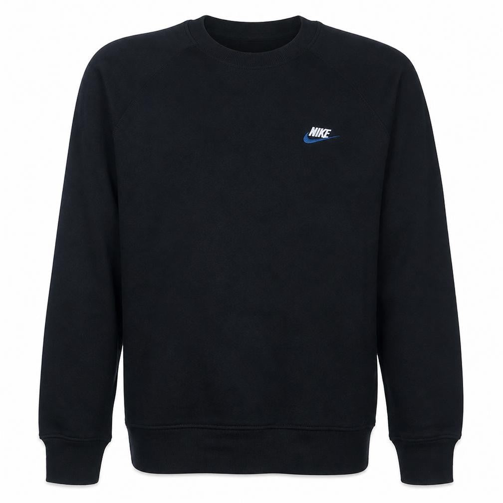 Nike Men's Black Small Classic Crew Neck Sweatshirt