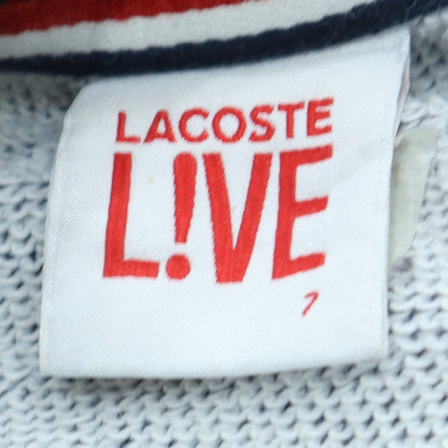 Lacoste Men's Blue 2XL Crew Neck Cotton Pullover Sweatshirt