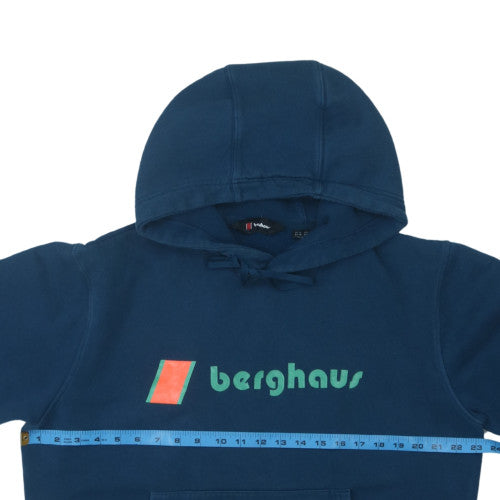 Berghaus Men's Blue Pullover Hoodie Size M Outdoor Fleece Sweatshirt