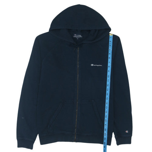 Champion Men's Navy Full Zip Hoodie XL Classic Athletic Style