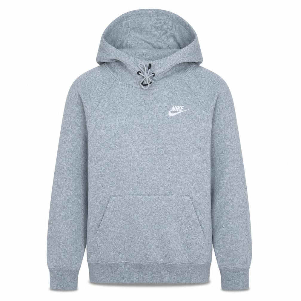 Nike Boys Grey XS Pullover Hoodie - Cotton Blend Comfortable Sportswear