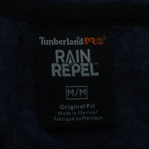 Timberland PRO Men's Blue Pullover Hoodie M Rain Repel Cotton Blend