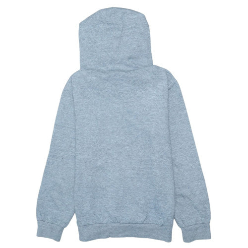 Champion Teens Grey Pullover Hoodie L Embroidered Logo Sports Fleece