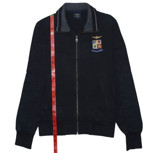 Aeronautica Militare Men's Black Full Zip Sweatshirt M