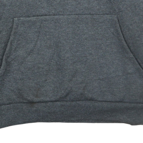 Lonsdale Men's Grey Pullover Hoodie L Logo Sports Fleece Sweatshirt