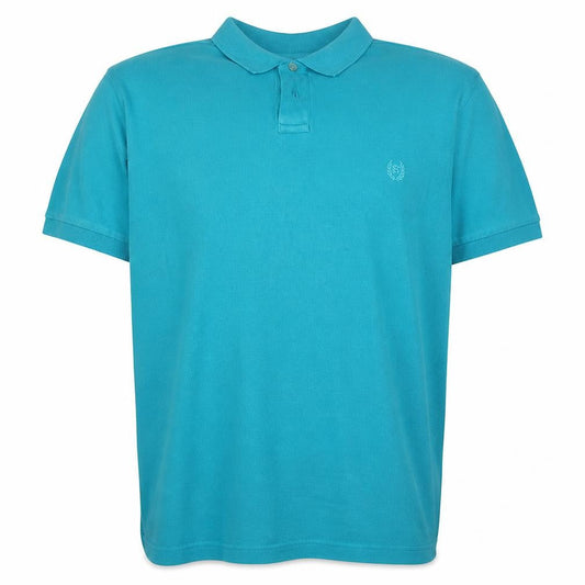 Chaps Men Blue 2XL Cotton Polo Shirt Classic Regular Fit