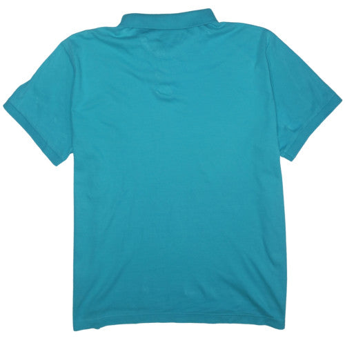 Chaps Men Blue 2XL Cotton Polo Shirt Classic Regular Fit