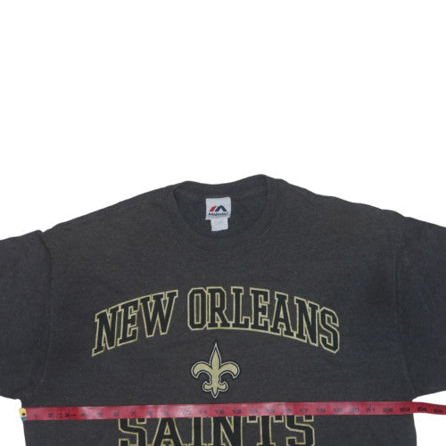 Majestic Men's Black New Orleans Saints XL Sports T-Shirt