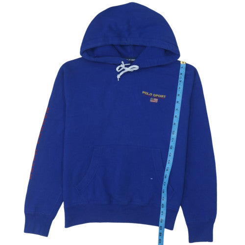 Polo Ralph Lauren Men's Blue Pullover Hoodie M Logo Sportswear