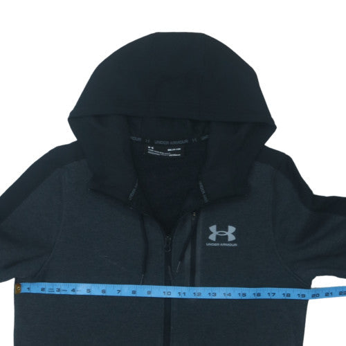 Under Armour Men's Black Small Full Zip Hoodie Fleece Sportswear
