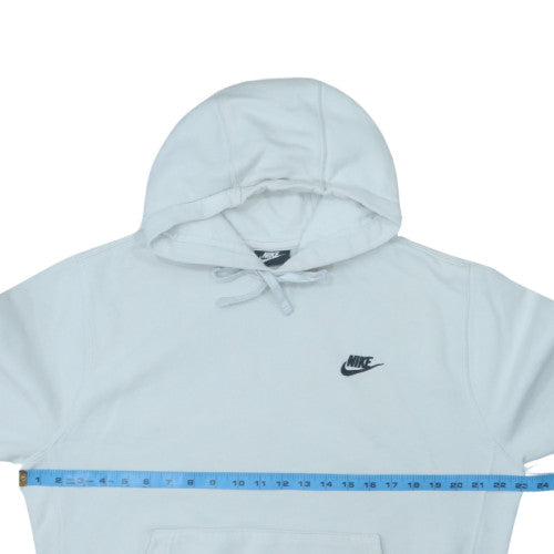 Nike Men's White Pullover Hoodie Medium Fleece Sportswear