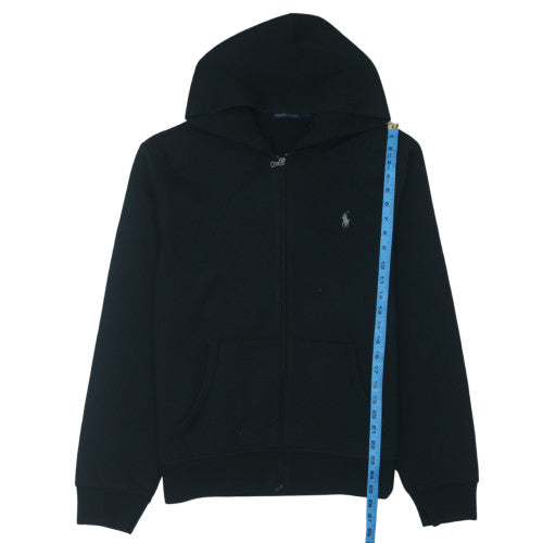 Ralph Lauren Men's Black XL Full Zip Hoodie Sweatshirt