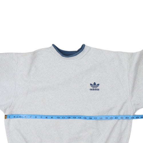 Adidas Men's Grey XL Crew Neck Pullover Sweatshirt