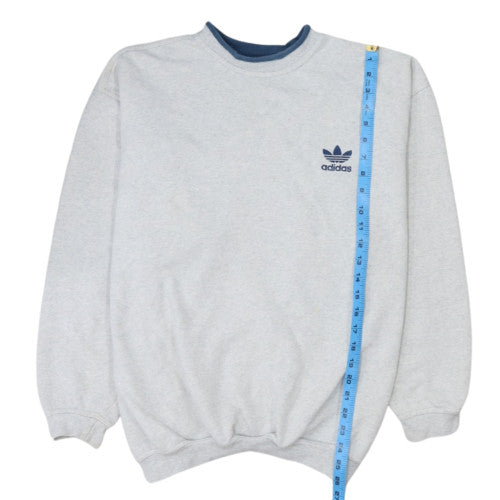 Adidas Men's Grey XL Crew Neck Pullover Sweatshirt