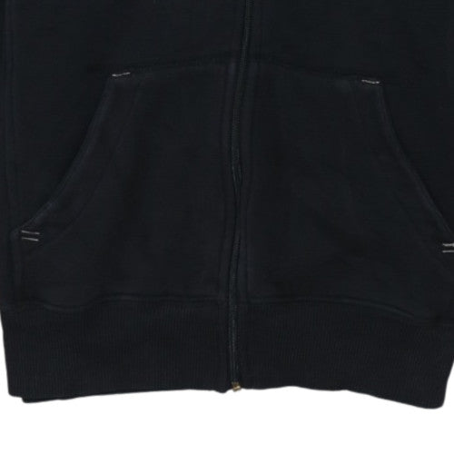Napapijri Men's Black Full Zip Hoodie Size M Outdoor Fleece