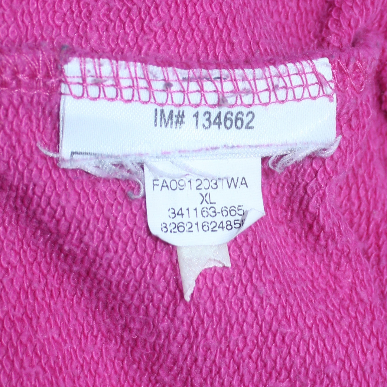 Nike Womens Pink Striped Henley Hoodie Sweatshirt XL