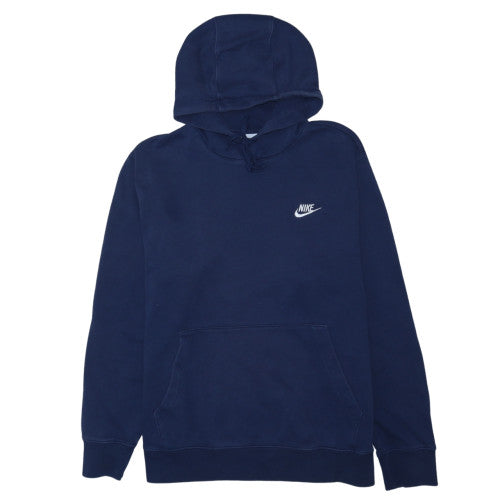 Nike Men's Blue Pullover Hoodie L Fleece Sportswear Sweatshirt