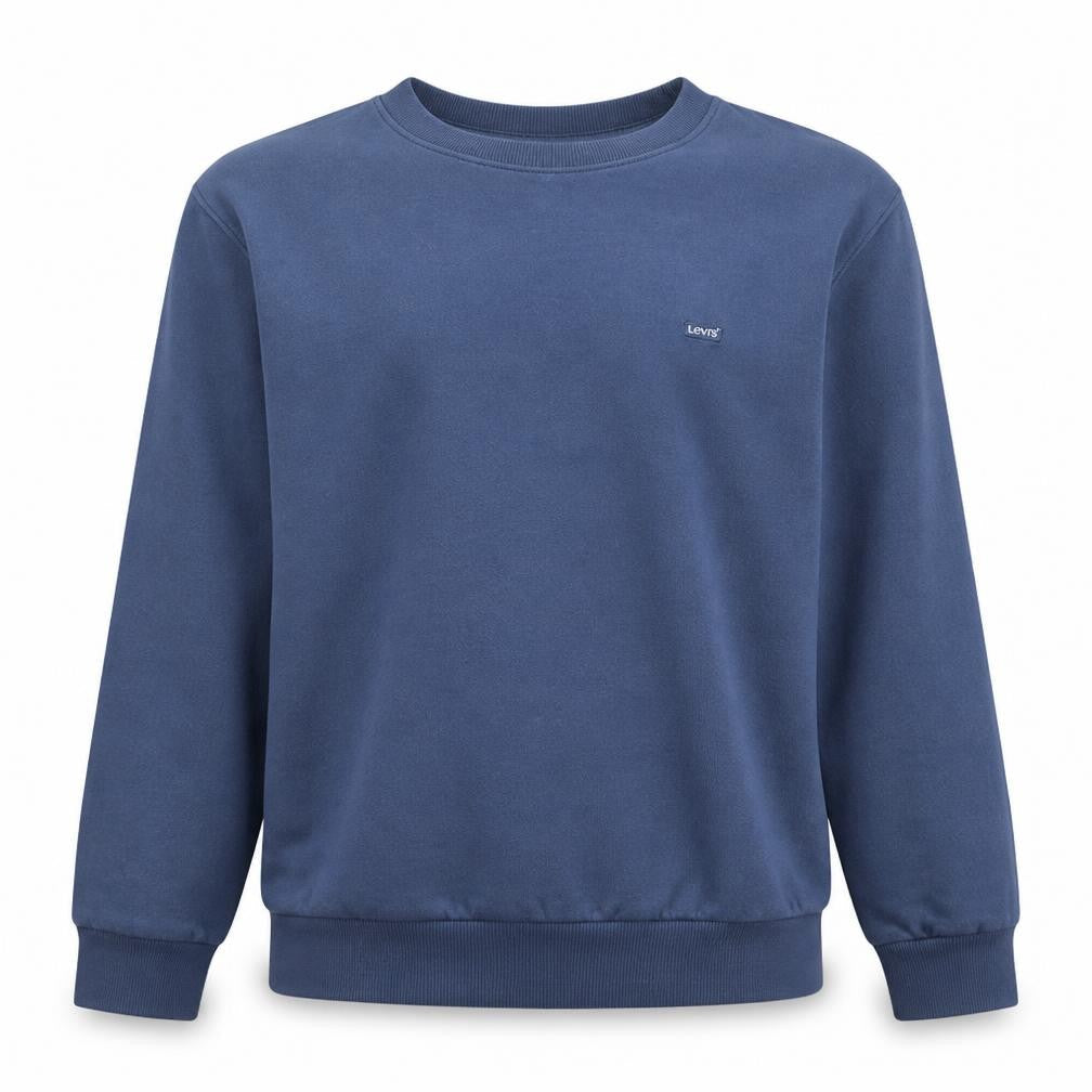Levi's Boys Blue Crew Neck Pullover Sweatshirt M Regular Fit