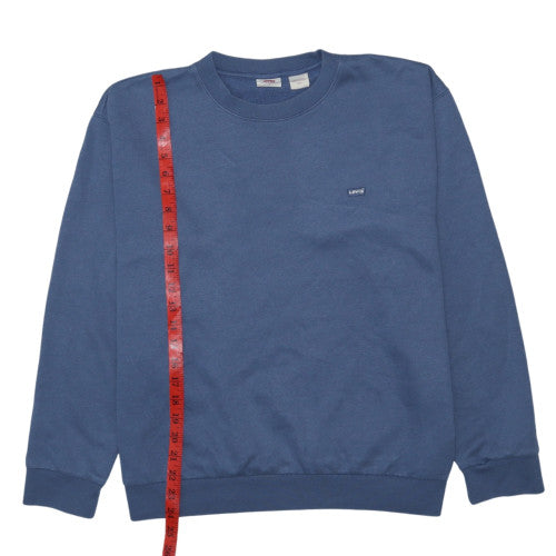 Levi's Boys Blue Crew Neck Pullover Sweatshirt M Regular Fit