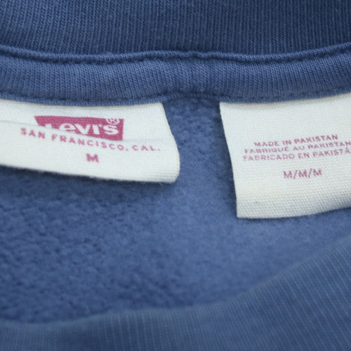 Levi's Boys Blue Crew Neck Pullover Sweatshirt M Regular Fit