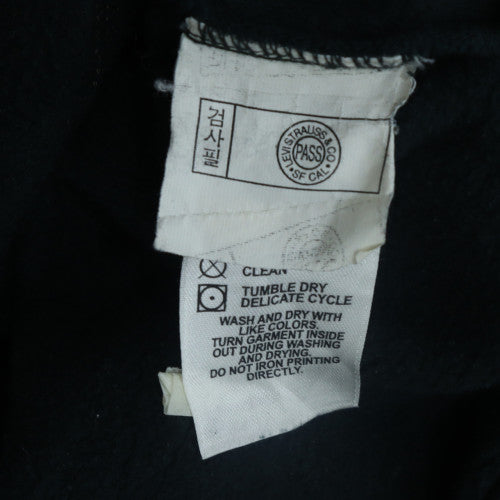 Levi's Mens Black XL Pullover Hoodie Graphic Print Cotton Blend