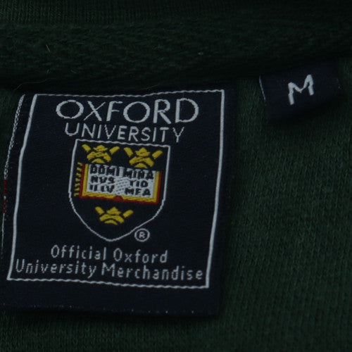 Oxford University Men’s Green Pullover Sweatshirt M Crew Neck