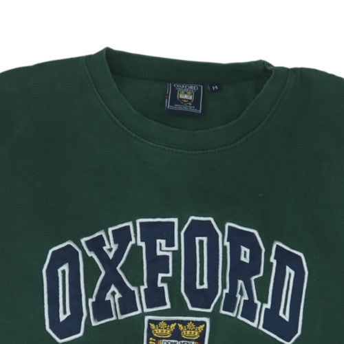 Oxford University Men’s Green Pullover Sweatshirt M Crew Neck