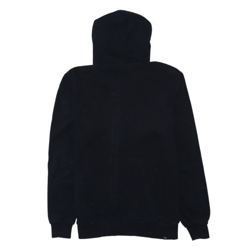 Puma Men's Black Full Zip Fleece Hoodie L Sports Streetwear