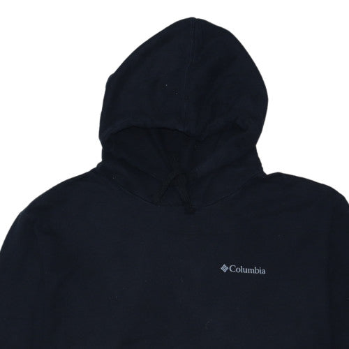 Columbia Mens Black 2XL Pullover Hoodie with Logo Sleeve