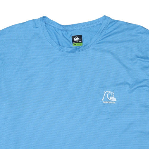Quiksilver Men's Blue XXXL Short Sleeve Crew Neck T-Shirt
