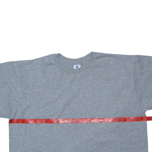 Russell Athletic Men’s Grey XL Crew Neck Short Sleeve T-Shirt